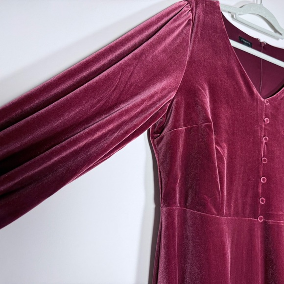 NWT Talbots Women’s Billow Sleeve Soft Velour Fit & Flare A-Line Dress Size 18 - Picture 6 of 14